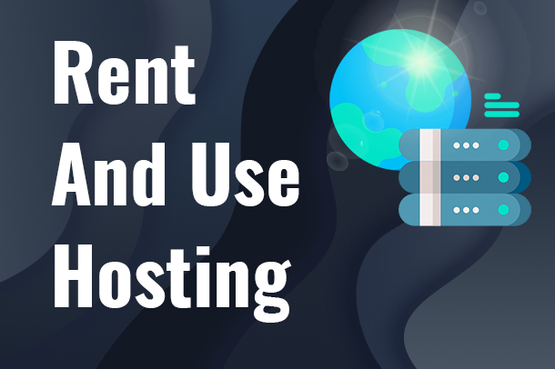Cloud and dedicated hosting with domain lookup and virtual setup
